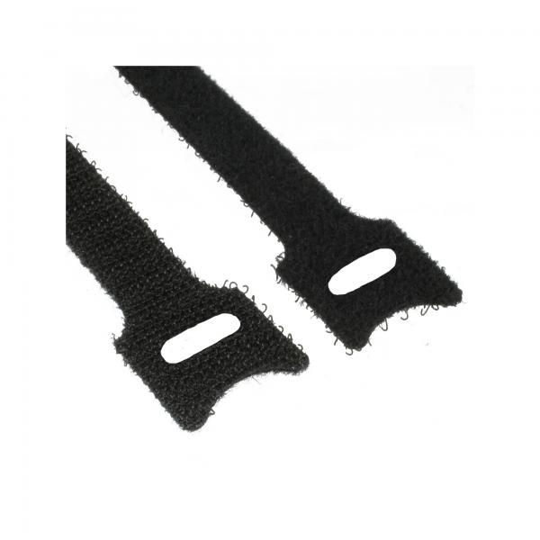 Fascette fermacavi InLine 12x125mm - chiusura in velcro - confezione da 10 - nere