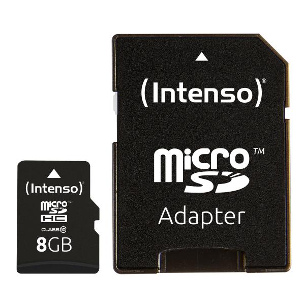 Intenso Classe 10 - Scheda di memoria flash (adattatore microSDHC/SD incluso)
