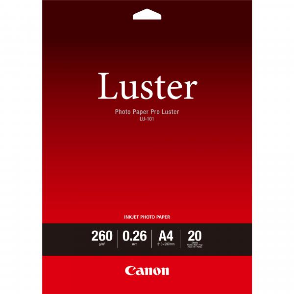 Carta fotografica Canon Pro Lustre LU-101 - Lucida - 260 micron - A4 (210 x 297 mm)