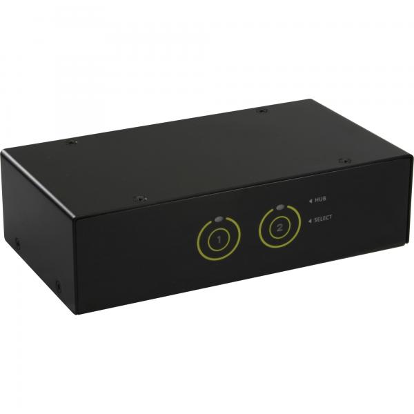 Switch desktop KVM InLine - 2 vie - HDMI - Hub USB 3.0 - con audio