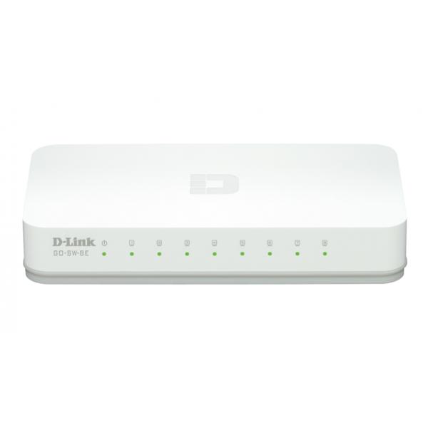 D-Link dlinkgo Switch desktop facile Fast Ethernet a 8 porte GO-SW-8E