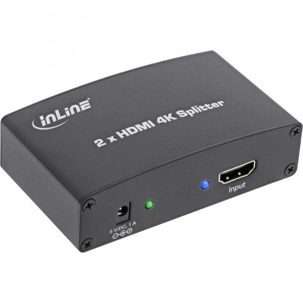 Splitter/distributore HDMI InLine - 2 vie - compatibile 4K2K
