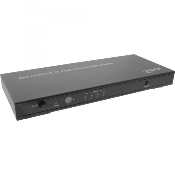 Switch HDMI 4K2K InLine - 4 vie - con audio