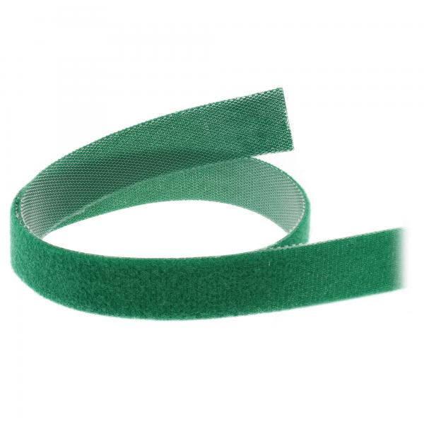 Fascette fermacavi InLine - Nastro in velcro 16 mm - verde - 10 m