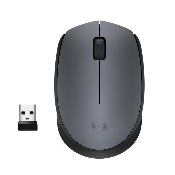 Logitech M170 - Mouse - wireless - 2,4 GHz - ricevitore wireless (USB)