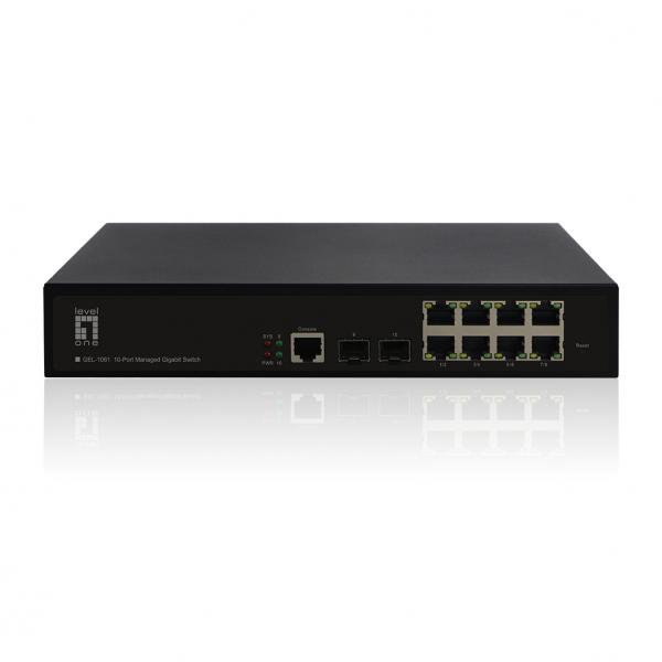 LevelOne GEL-1061 - Switch - gestito - 8 x 10/100/1000 + 2 x SFP
