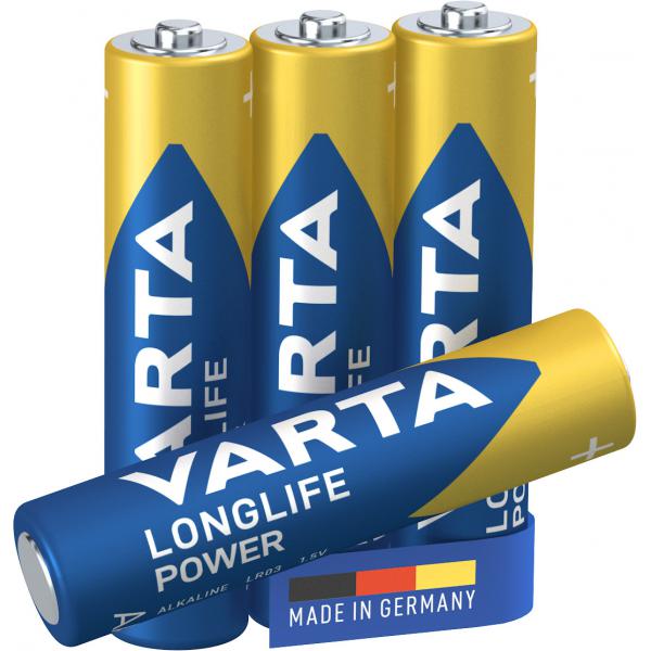 Varta High Energy - Batteria 4 x AAA - Alcalina