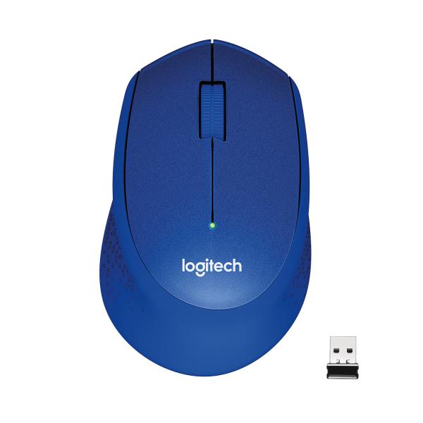 Logitech M330 SILENT PLUS - mouse - 3 pulsanti - wireless - 2,4 GHz - ricevitore wireless (USB)