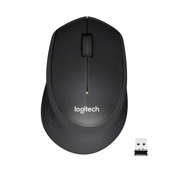 Logitech M330 SILENT PLUS - mouse - 3 pulsanti - wireless - 2,4 GHz - ricevitore wireless (USB)