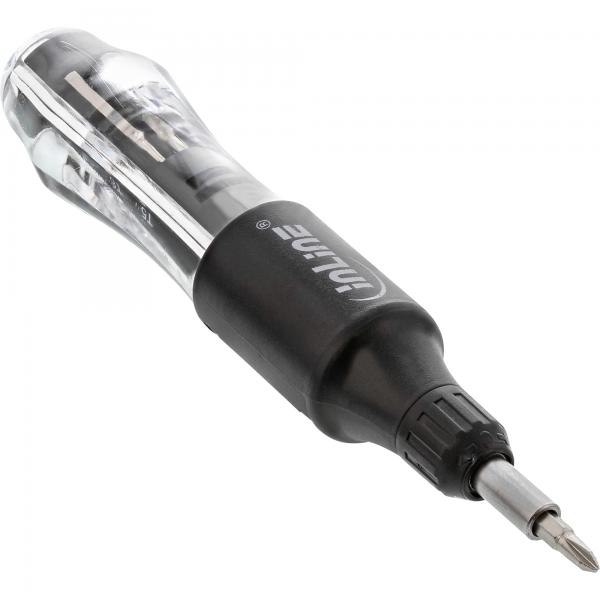 Cacciavite a cricchetto InLine 10-IN-1 mini