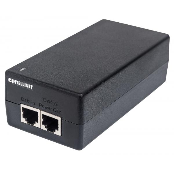 Iniettore Intellinet Gigabit Ultra PoE, 1 porta da 60 watt, conforme IEEE 802.3bt e IEEE 802.3at/af, alloggiamento in plastica