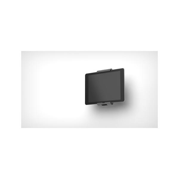 PORTA TABLET DA PARETE durevole - Staffa per tablet - Alluminio, plastica ABS - Argento (7"-13")