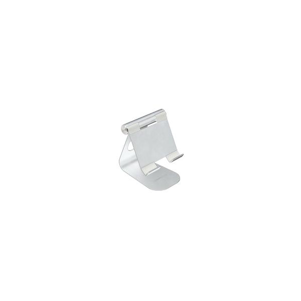 TerraTec iTab M - Supporto per cellulare/tablet - Alluminio - Argento - Dimensioni dello schermo: 8,8-25 cm (3,5"-10")