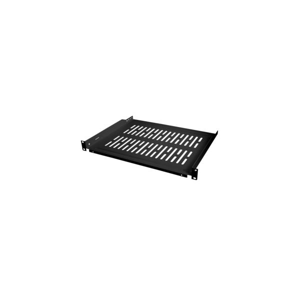 Rack LogiLink - Ripiano - Nero, RAL 9005 - 1U - 48,3 cm (19")