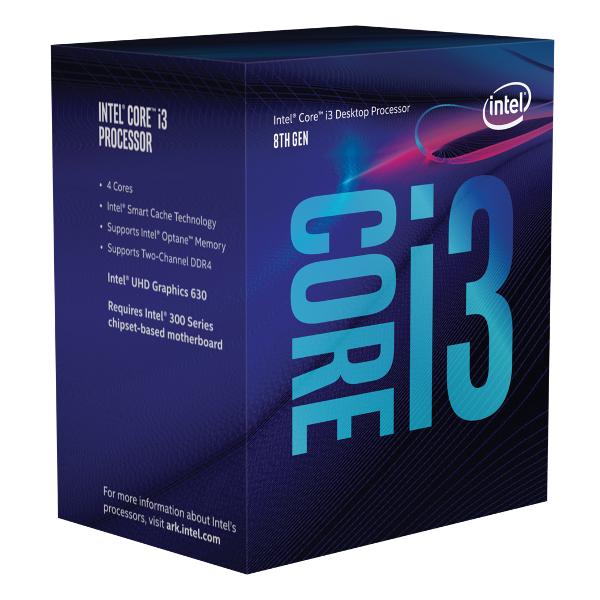 Intel Core i3 8100T - 3.1 GHz - 4 Kerne - 4 Threads