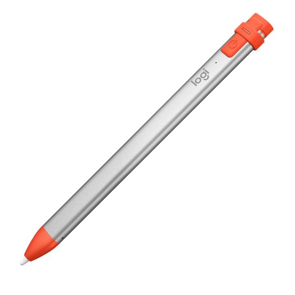 Logitech Crayon - Penna digitale - wireless - Intense Sorbet - per iPad Apple da 10,2 pollici; iPad Air da 10,5 pollici (3a generazione)