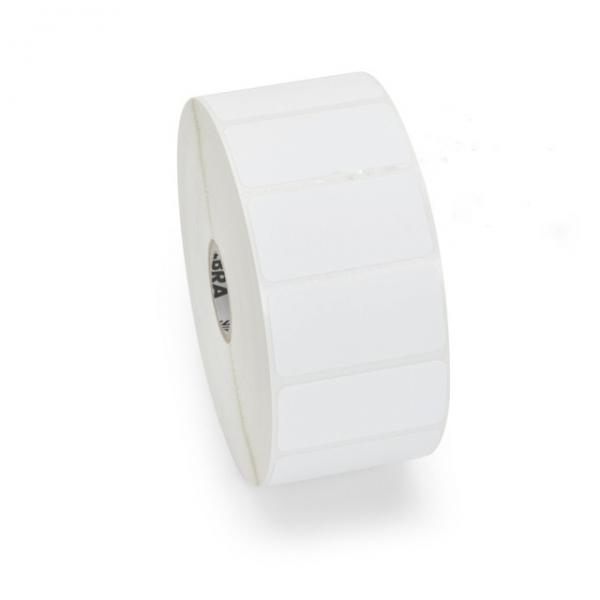 Zebra 3005381, Weiß, Selbstklebendes Druckeretikett, Papier, Wärmeübertragung, Permanent, Universal