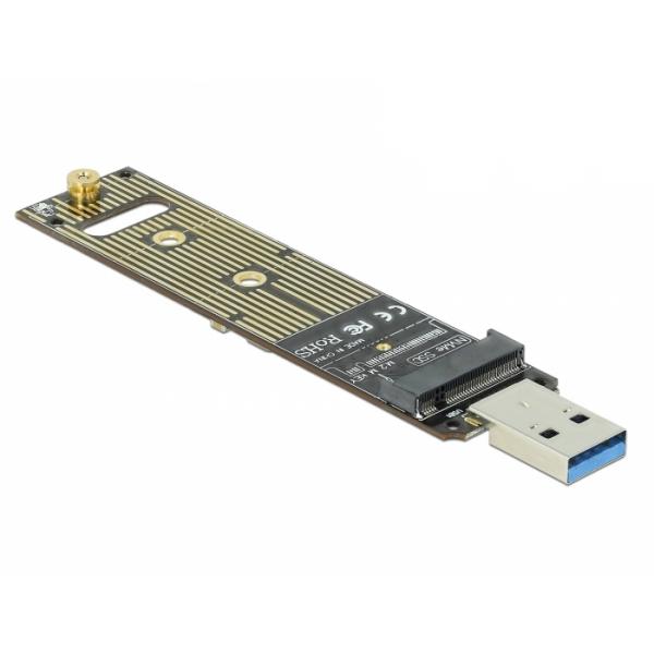 Controller di archiviazione Delock - M.2 - Scheda M.2 NVMe - USB 3.1 (Gen 2)