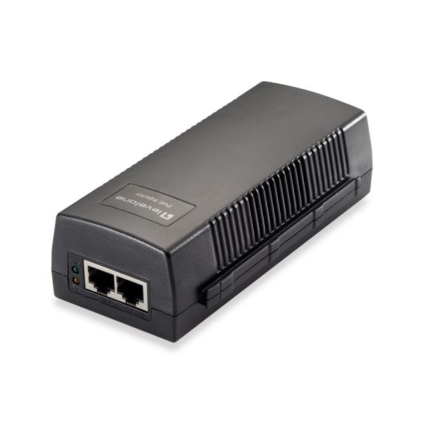 LevelOne POI-2012, Fast Ethernet, 10.100 Mbps, IEEE 802.3, IEEE 802.3af, IEEE 802.3u, Nero, 100 m, PoE, Alimentazione