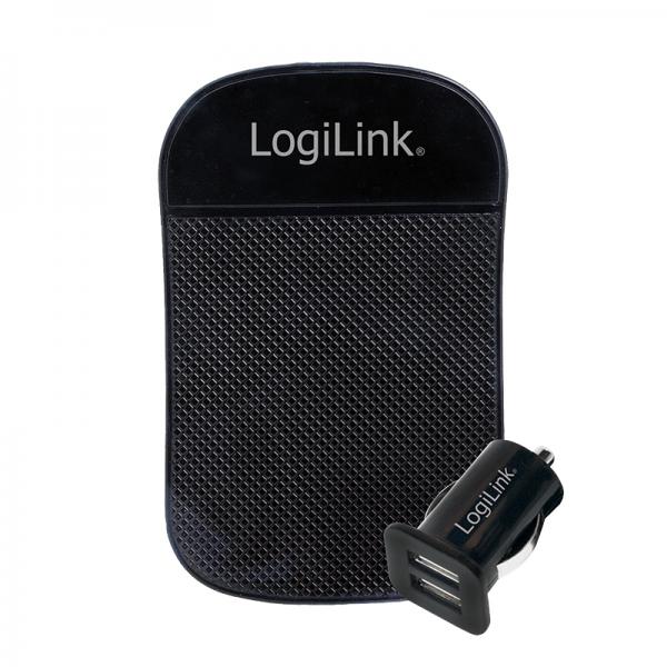 Alimentatore per auto LogiLink - 10,5 Watt - 2,1 A - 2 porte di uscita (2 x USB)