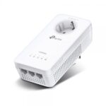 TP-LINK AV1300 Gigabit Passthrough Powerline ac WLAN Extender, 300 Mbit/s, IEEE 802.11n, IEEE 802.11a, IEEE 802.11ac, IEEE 802.11b, IEEE 802.11g, Tipo E/F, Gigabit Ethernet, 10.100.1000 Mbit/s, Wi-Fi