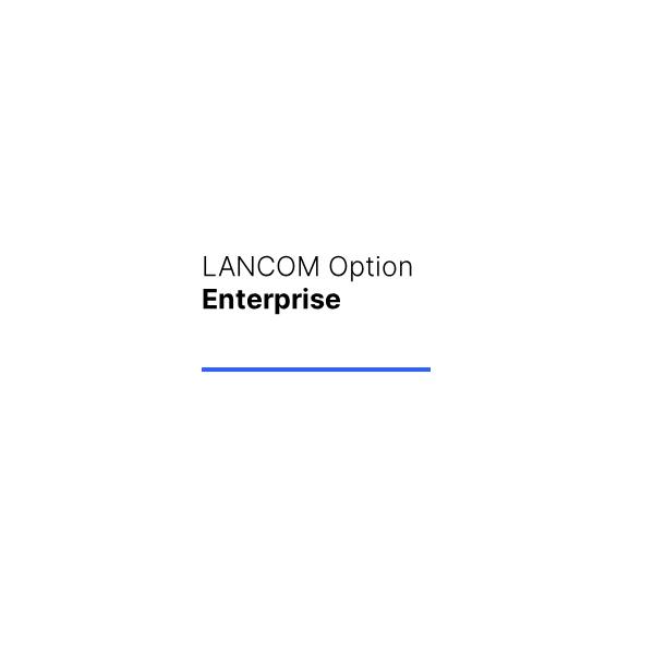 Lancom Enterprise Option - Upgrade-Lizenz - 5 aktive IPSec VPN-Kanäle/16 ARF Contexts/Enterprise Routing Protocols (BGP und OSPF)