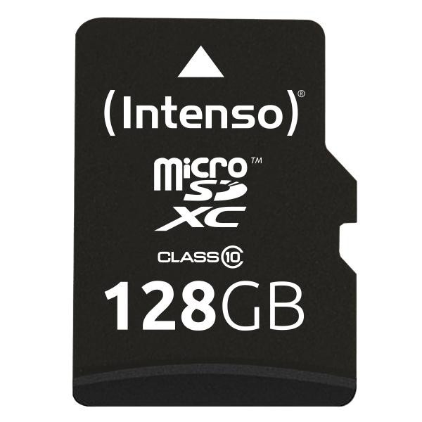 Scheda di memoria flash Intenso (adattatore da microSDXC a SD incluso)