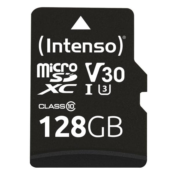 Intenso Professional - Scheda di memoria flash (adattatore da microSDXC a SD incluso)