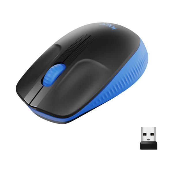 Logitech M190 - mouse - ottico - 3 pulsanti - wireless - ricevitore wireless (USB)