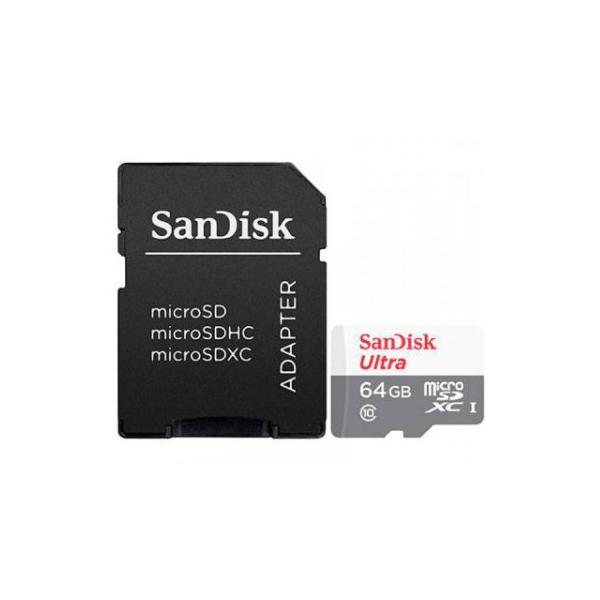 SanDisk Ultra - Scheda di memoria flash (adattatore microSDHC/SD incluso)
