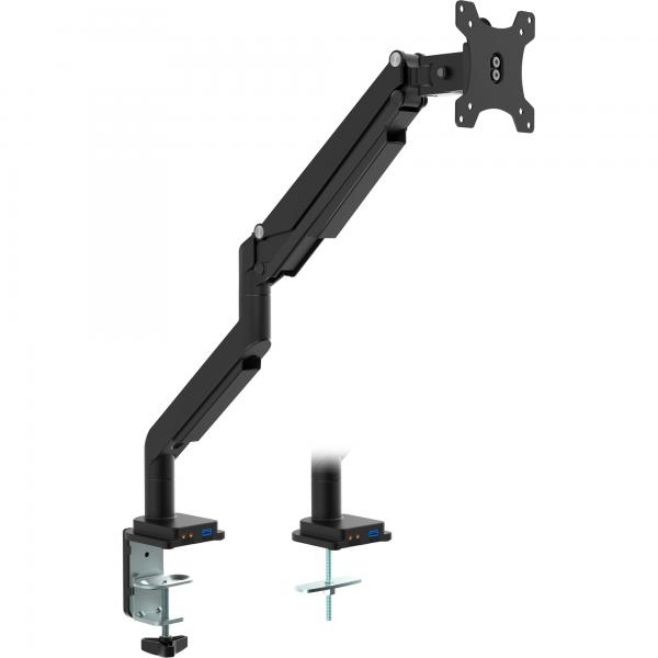 Supporto da tavolo InLine con sollevatore e USB/Audio fino a max. 82 cm 32" 9kg
