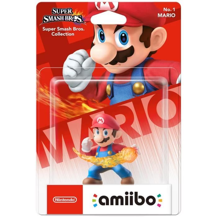 Statuetta Amiibo - Mario N°1 • Collezione Super Smash Bros.