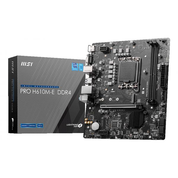 MSI - Scheda madre - PRO H610M-E DDR4