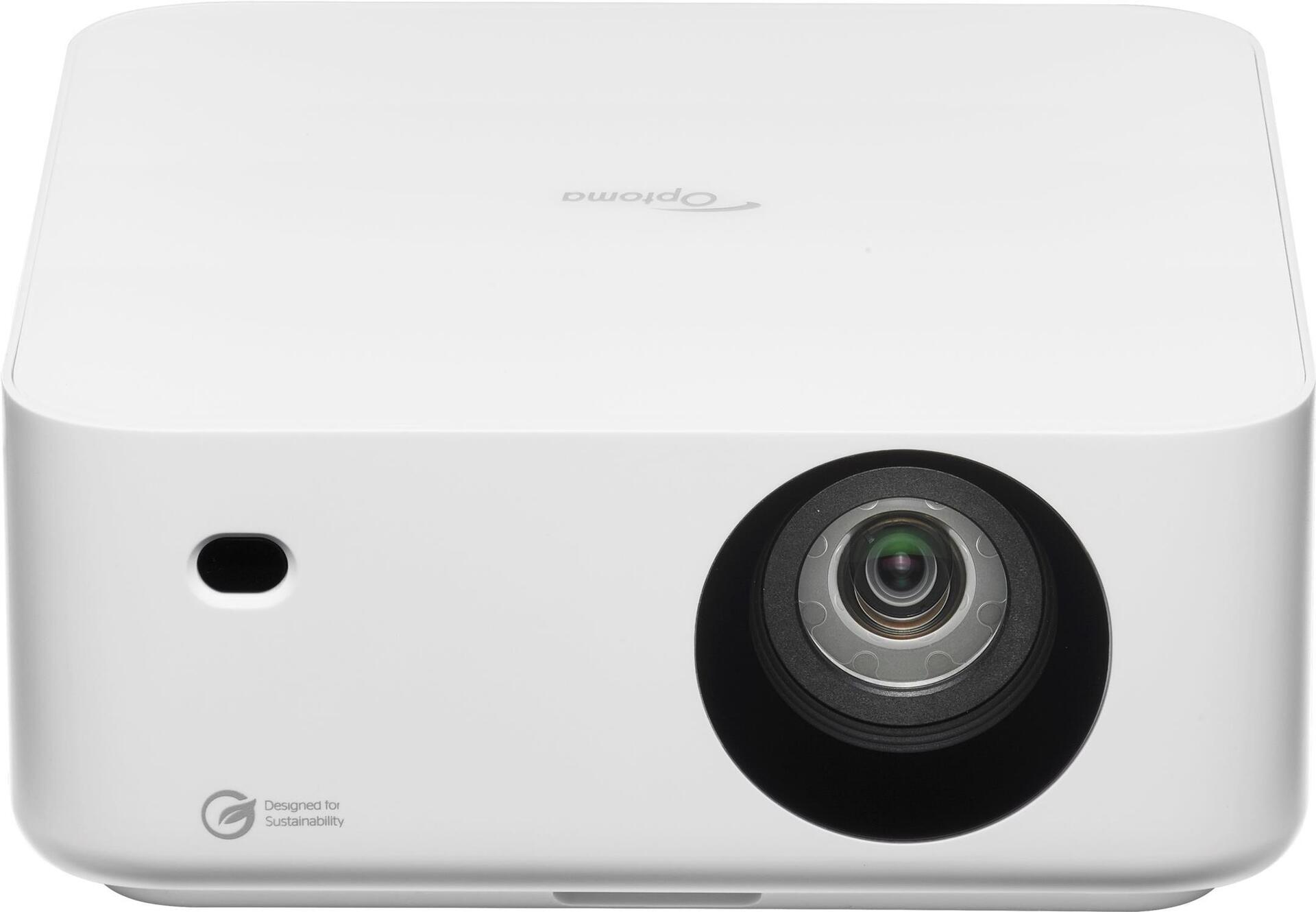 Optoma ML1080ST - DLP-Projektor - Laser - tragbar - 1200 lm - Full HD (1920 x 1080) - 16:9 - 1080p - Short-Throw Fixed-Objektiv - weiß (E9PP7LB02EZ1)