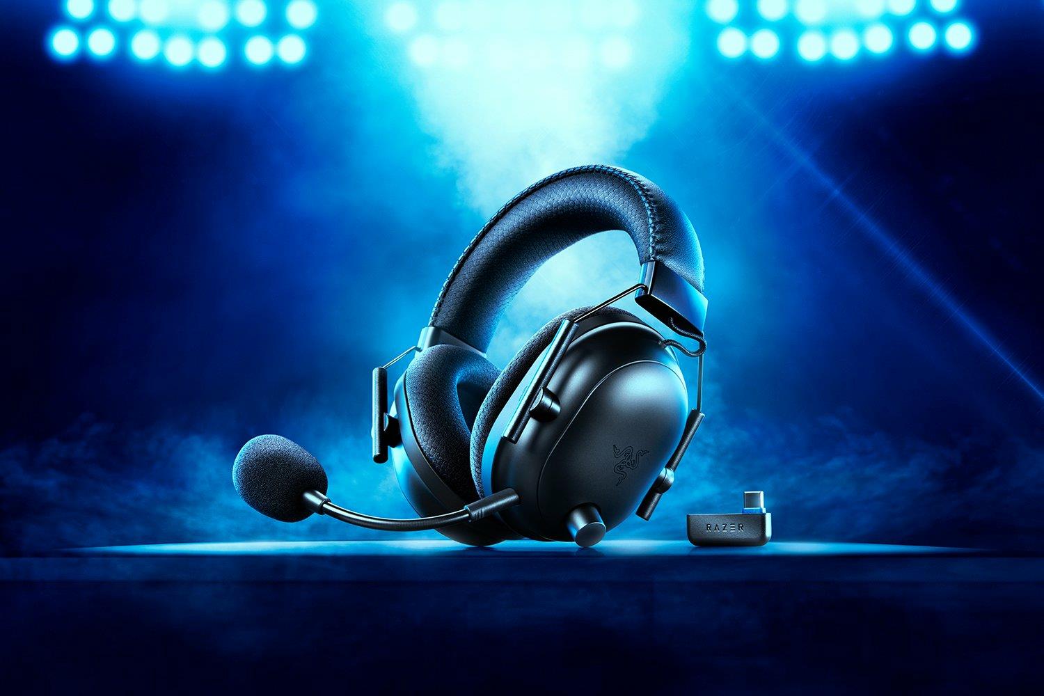Razer BlackShark V2 PRO - Für PlayStation - Headset - ohrumschließend - Bluetooth / 2,4 GHz Funkfrequenz - kabellos - Schwarz (RZ04-04530500-R3G1)
