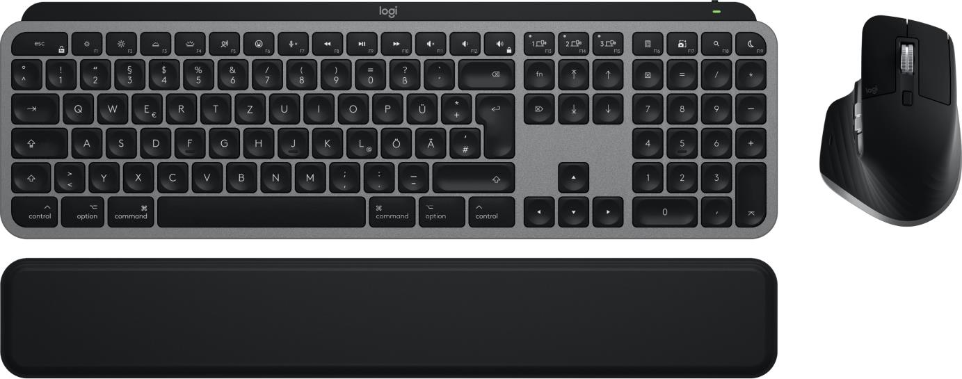 Logitech Master Series MX Keys S Combo for Mac - hinterleuchtet - kabellos (920-012840)