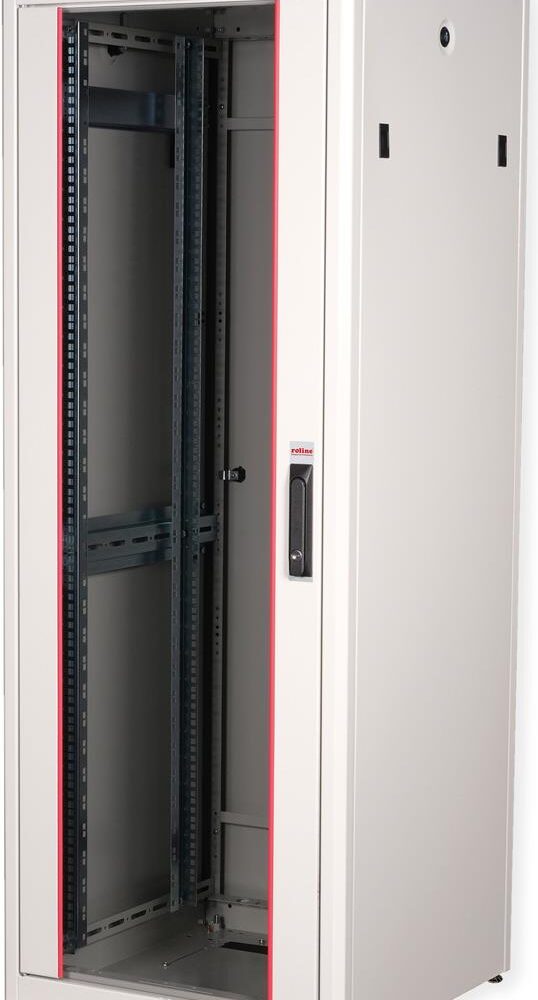 Roline Pro - Schrank Netzwerkschrank - mit Glastür, 600 x 600 mm (B x T) - RAL 7035, Hellgrau - 32U - 48.3 cm (19") (26.21.0056)