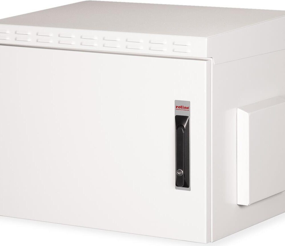 Roline Pro - Schrank Netzwerkschrank - außen, 600 x 450 mm (B x T) - geeignet für Wandmontage - RAL 7035, Hellgrau - 7U - 48.3 cm (19") (26.21.0082)