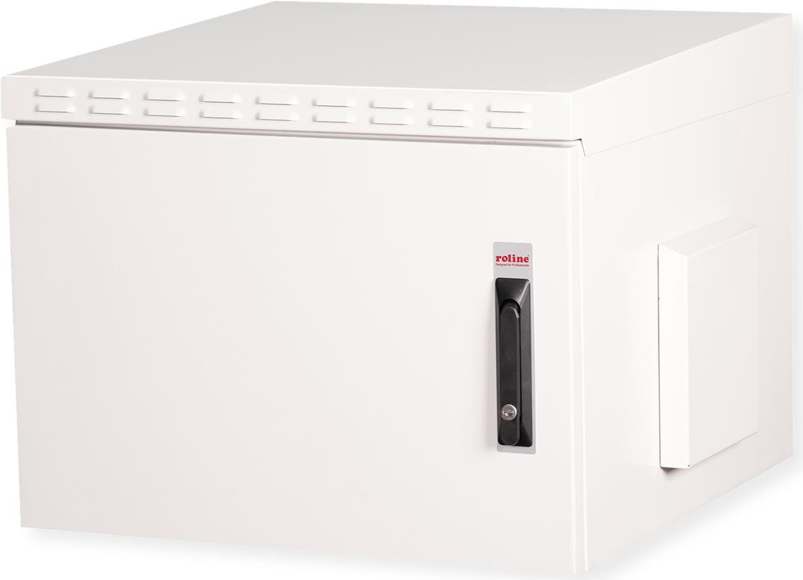 Roline Pro - Schrank Netzwerkschrank - außen, 600 x 600 mm (B x T) - geeignet für Wandmontage - RAL 7035, Hellgrau - 7U - 48.3 cm (19") (26.21.0083)
