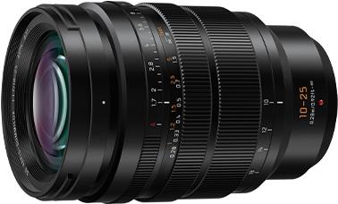 Panasonic Leica DG Vario-Summilux - Zoomobjektiv - 10 mm - 25 mm - f/1,7 ASPH. - Micro Four Thirds - für Lumix DC-BGH1, Lumix G DC-G100, G110, G90, GF10, GF90, GH5M2, GH6, GH6L, GX880, GX9, GX9H (H-X1025E)