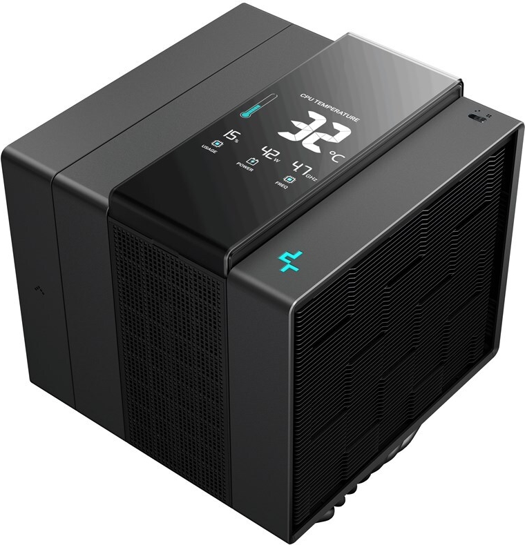 Deepcool Assassin IV VC Vision - Luftkühlung - 120/140 mm - CPU-Kühler - Intel Sockel 1150 (Core i) (R-ASN4-BKNVMD-G)