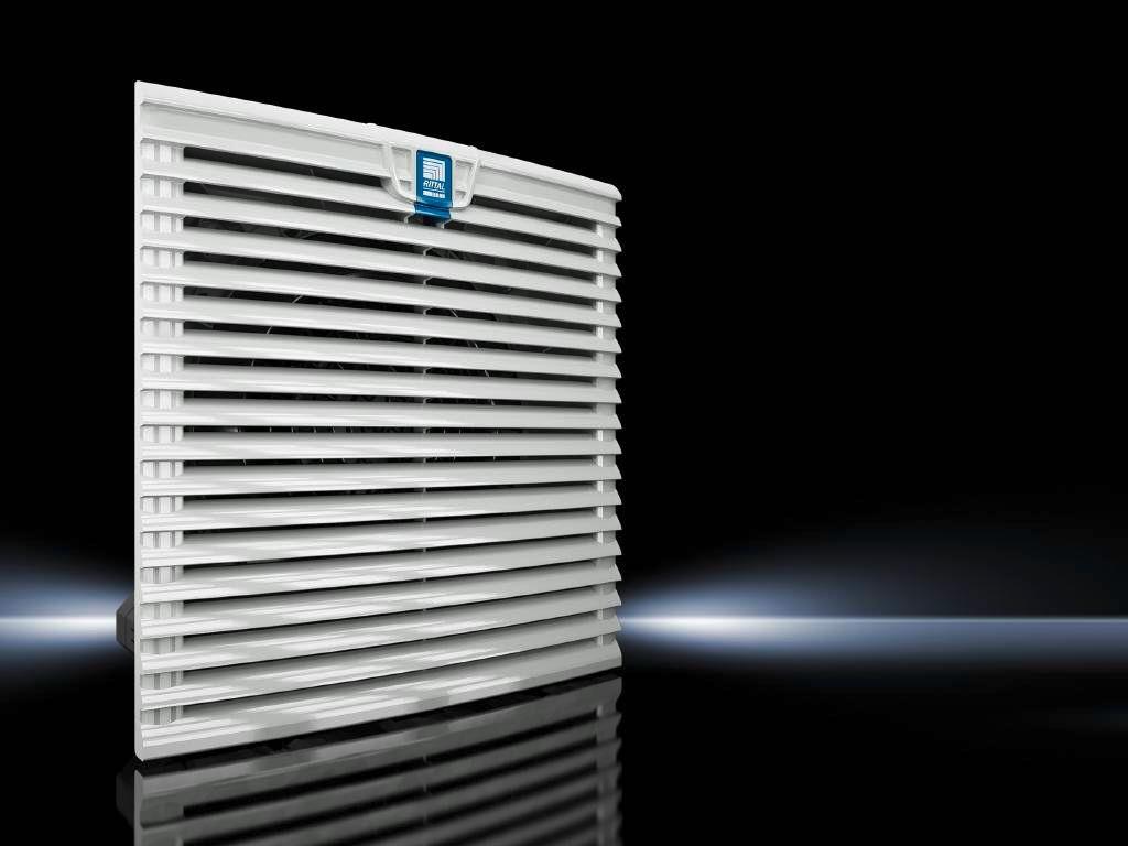 Rittal TopTherm - Rack fan and filter units - mit cooling fan - RAL 7035 (3241.100)