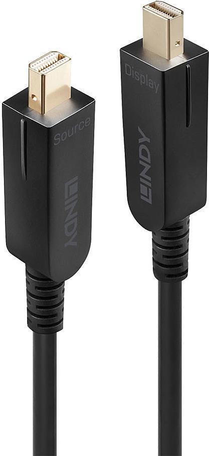 Lindy - DisplayPort-Kabelsatz - Mini DisplayPort (M) bis Mini DisplayPort (M) - DisplayPort 1,4 - 10,0m - 8K Unterstützung - Schwarz (38480)