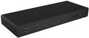 ICY BOX IB-DK2245AC - Dockingstation - USB-C / Thunderbolt 3 - 2 x HDMI, 2 x DP - 1GbE - 100 Watt (IB-DK2245AC)