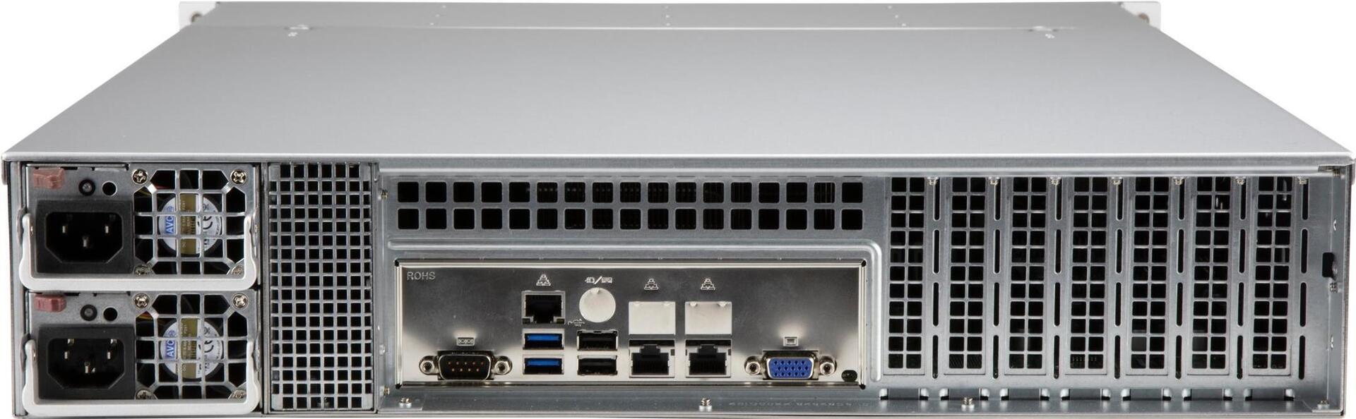 Super Micro Supermicro CSE LA26E1C4-R609LP - Rack-Montage - 2U - enhanced E-ATX - SATA/SAS/NVMe 650 Watt - Schwarz - OEM (CSE-LA26E1C4-R609LP)