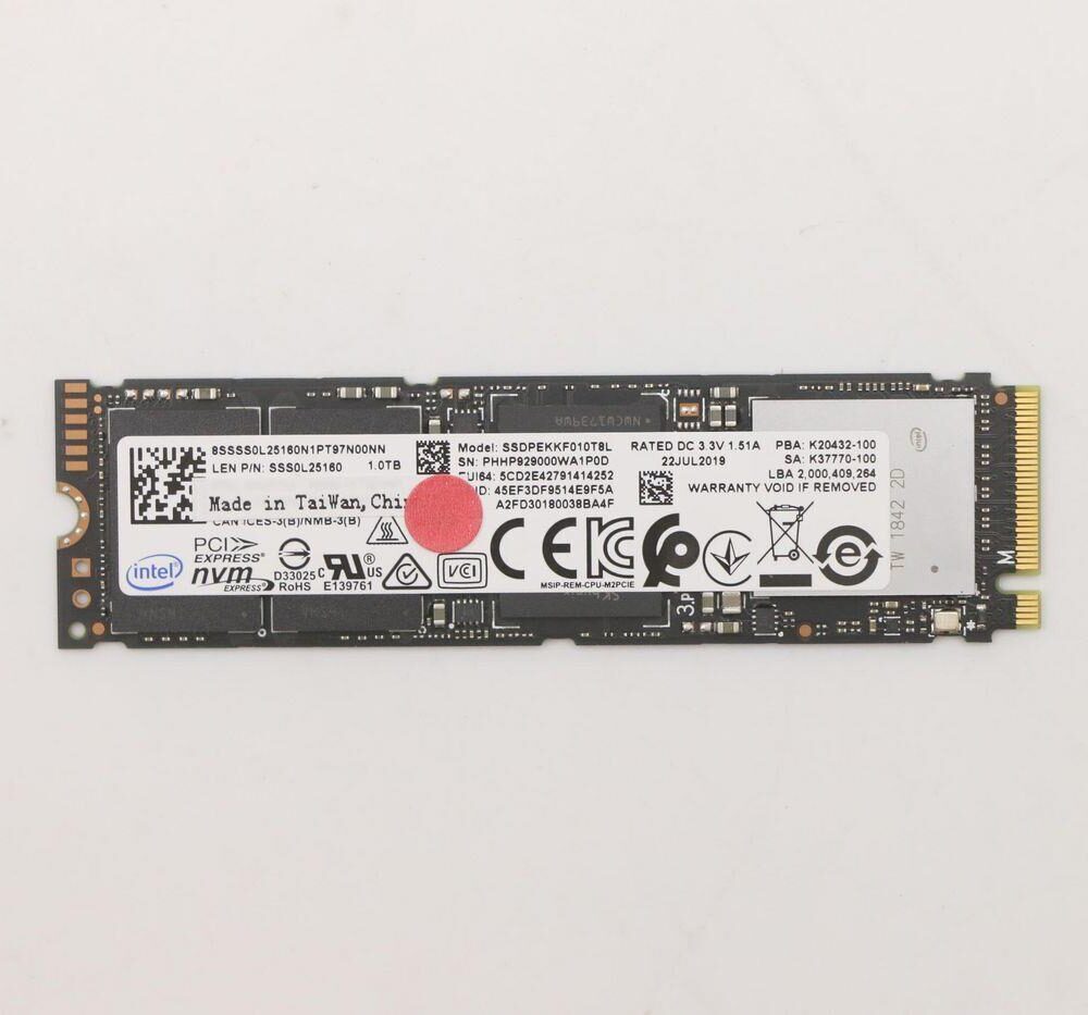 Lenovo SSD 1TB M.2 2280 OPAL 2.0 (00UP740)
