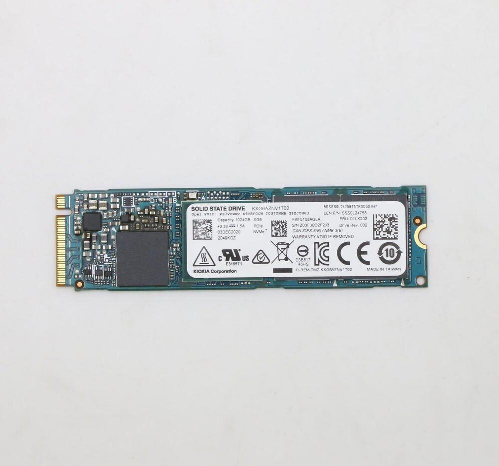 Lenovo SSD M.2 PCIe NVMe FRU (01LX202)