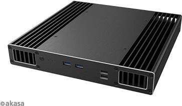 Akasa Plato TN UCFF-Gehäuse (Intel NUC), OEM - schwarz (A-NUC65-M1B)