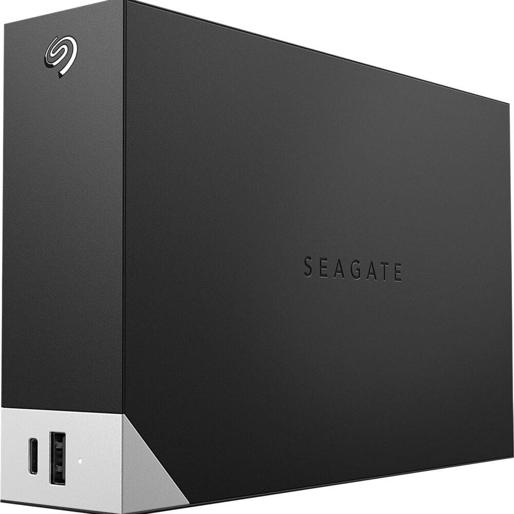 Seagate One Touch with hub STLC20000400 - Festplatte - 20TB - extern (Stationär) - USB3.0 - Schwarz - mit Seagate Rescue Data Recovery (STLC20000400)