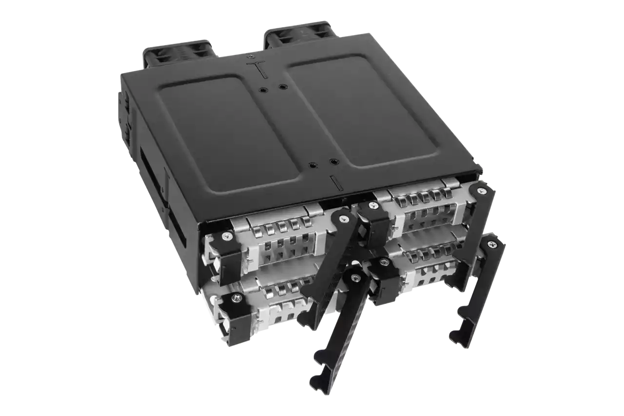 ICY Dock ToughArmor MB699VP-B V3 - Gehäuse für Speicherlaufwerke - 2.5" (6,4 cm) - PCIe 4,0 - U.2, U.3 - Schwarz - für Cremax ICY Dock MB991TRAY-B, EZ Slide Mini MB994TK-B (MB699VP-B V3)